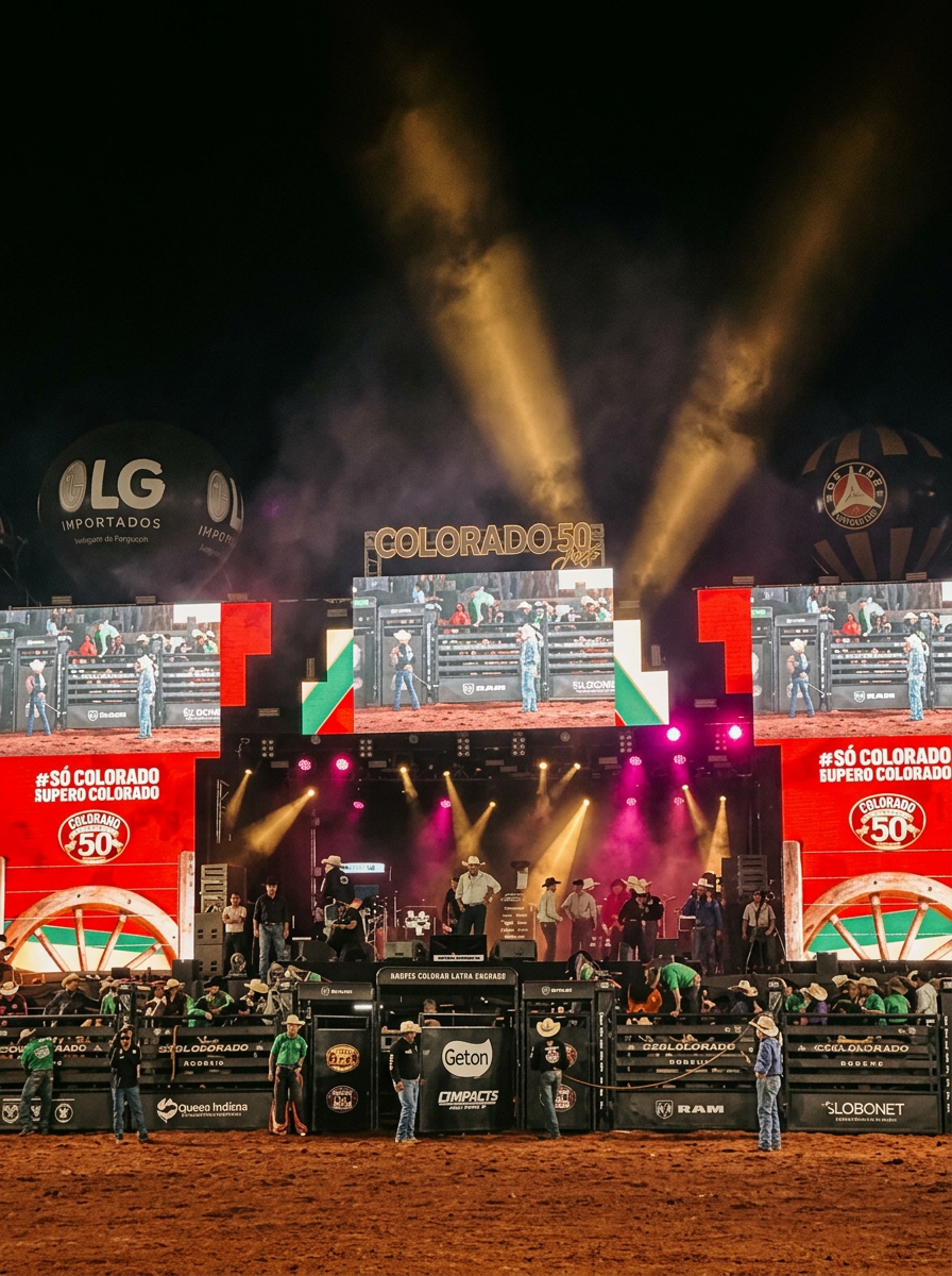Estrutura X7 STAGE — Rodeio de Colorado