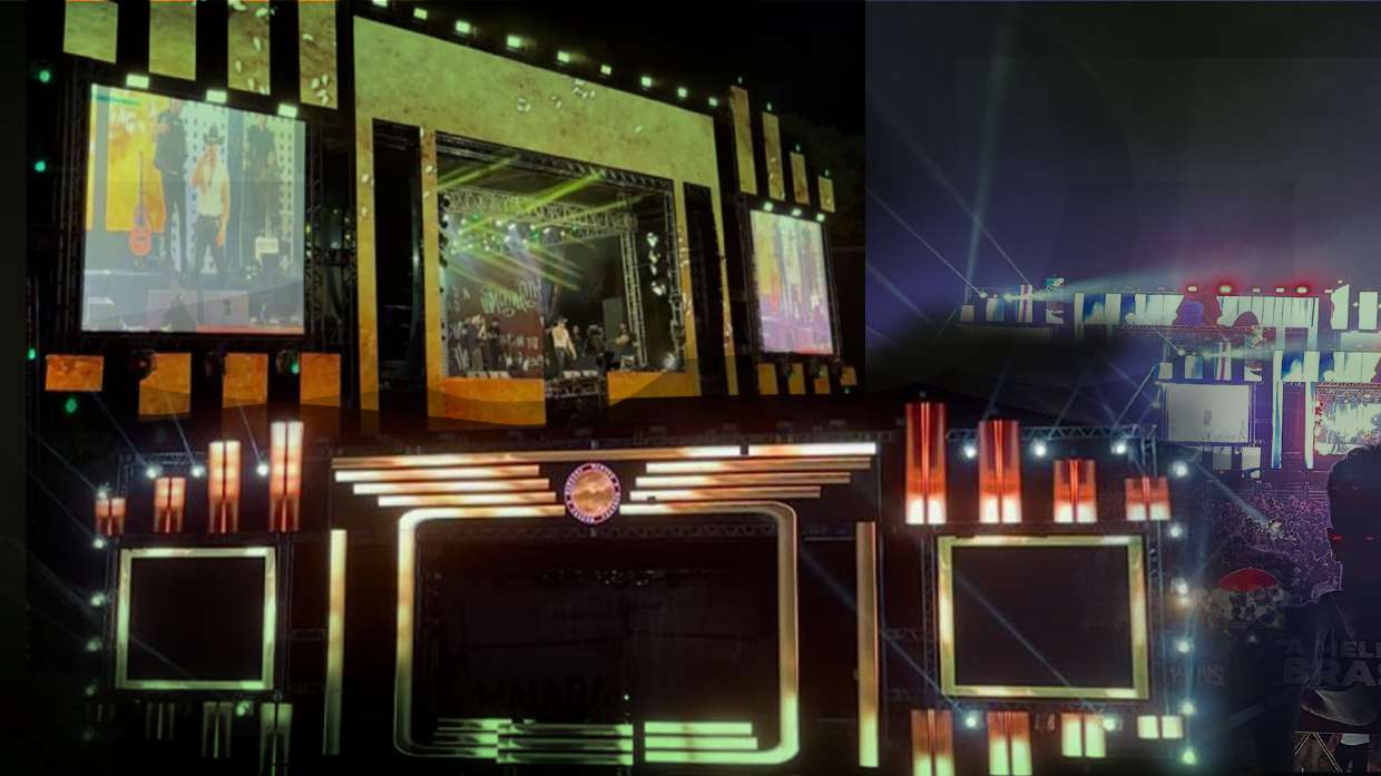 Estrutura X7 STAGE — Expoverde
